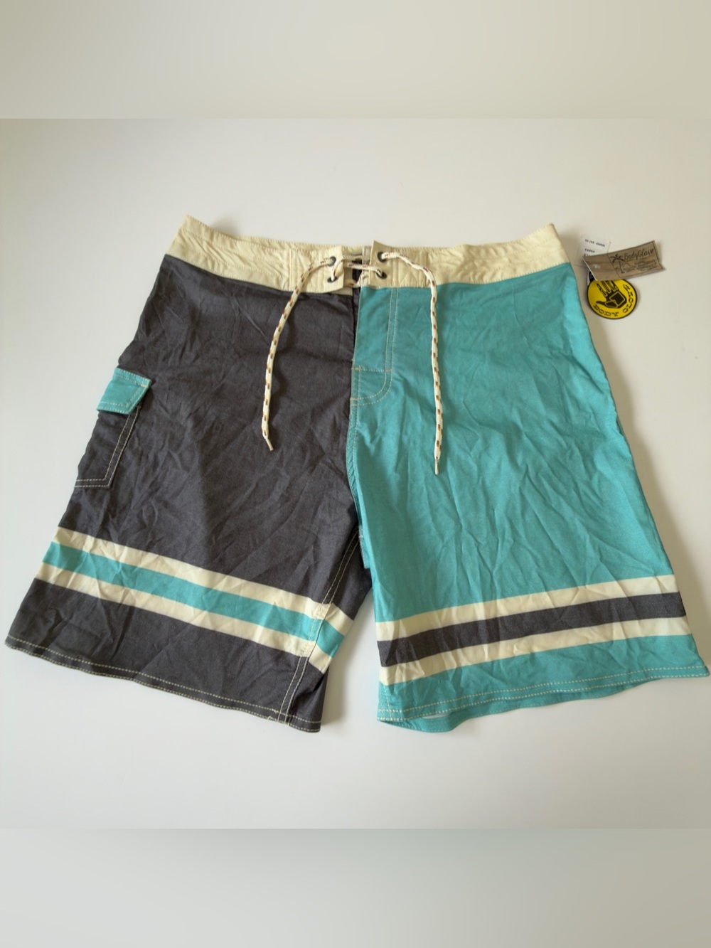 Body Glove Men's 34 Swim Board Hybrid Shorts Pocket Drawstring Stretch - NWT